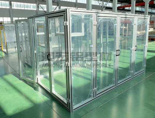 鋁型材設(shè)備防護罩